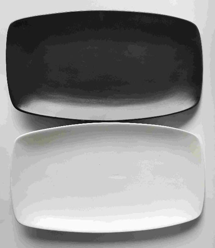 PLATO DE CERÁMICA RECTANGULAR 10"