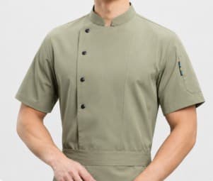 CHAQUETA VERDE MANGA CORTA TALLA: XL