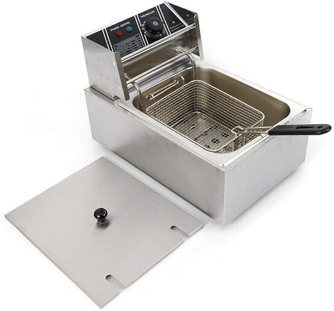 FREIDORA ELÉCTRICA 1 TANQUE 1 CESTA 8 LITROS STAR KITCHEN