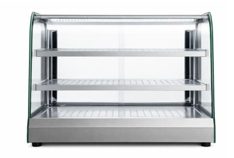 VITRINA CALENTADORA INOX 65x57x54CM 110V/60HZ