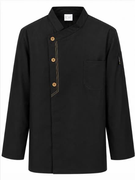 CHAQUETA NEGRA MANGA LARGA T: 2XL