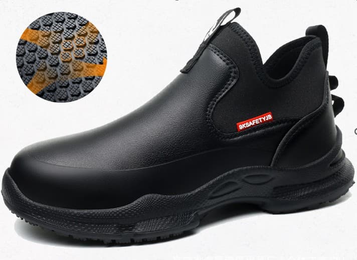 ZAPATO DE CHEF CON BOTA NEGRO TALLA:45