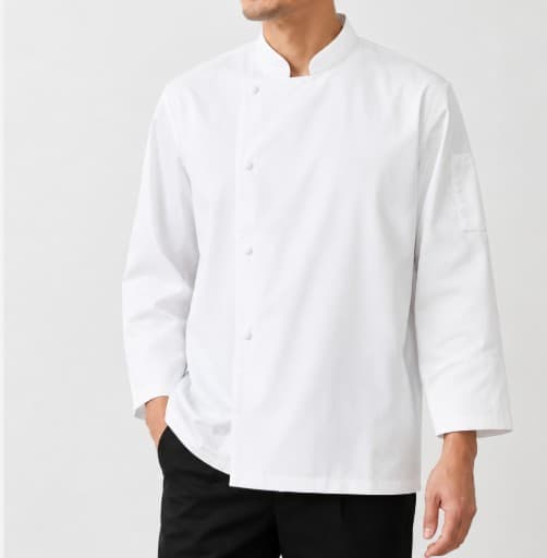 CHAQUETA BLANCA MANGA LARGA TALLA: L