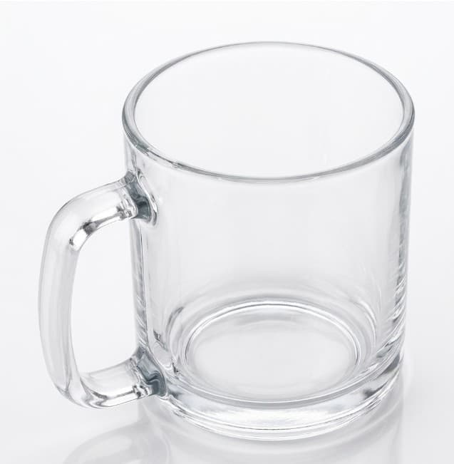 TAZA DE VIDRIO SET 6 PZAS 350ML/11.8OZ