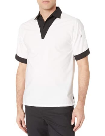 CAMISA BLANCA CUELLO EN V UNCOMMON MANGA CORTA T:XL