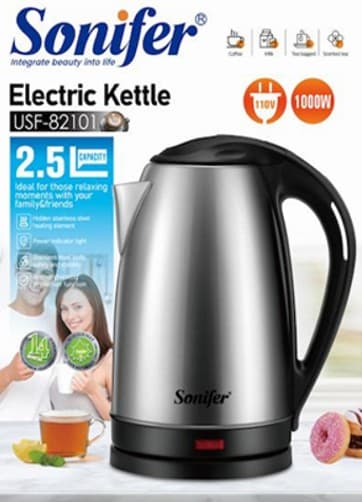 TETERA ELÉCTRICA 2.5 LITROS / 84.53 OZ SONIFER 110V/60HZ