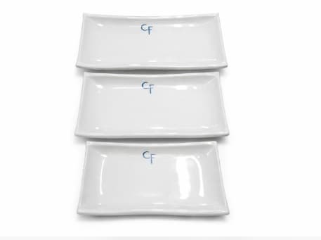 PLATO DE MELAMINA RECTANGULAR 7"