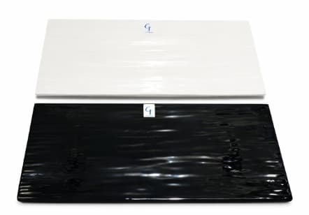 MELAMINA BANDEJA BLANCA RECTANGULAR 14"