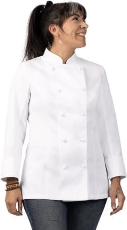 CHAQUETA BLANCA DAMA MANGA LARGA T:S CHECKEDOUT