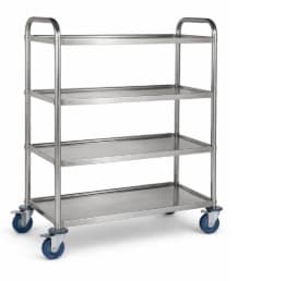 CARRITO 4 NIVELES 90X45X122CM