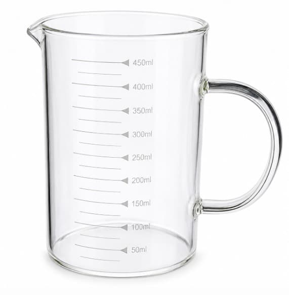 JARRA MEDIDORA DE VIDRIO 500 ML