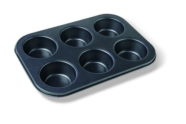 MOLDE CUPCAKE ANTIHADERENTE 6 CAVIDADES