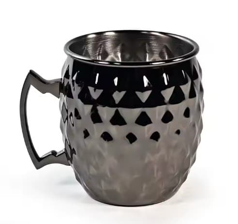 Vaso moscow mule ainox negro 550ml