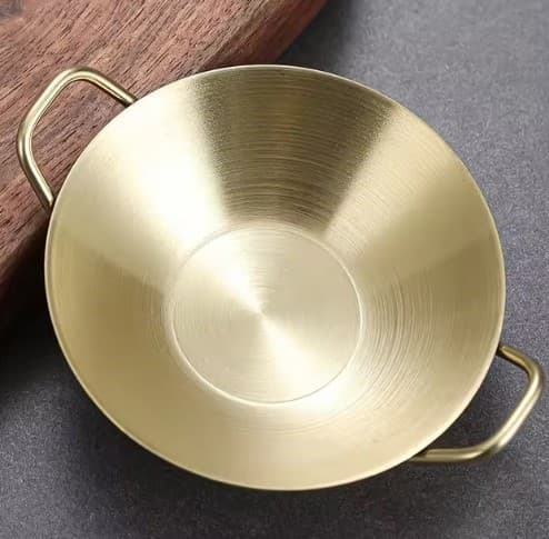 RAMEKIN INOX DORADO CON ASAS 7.6 CM