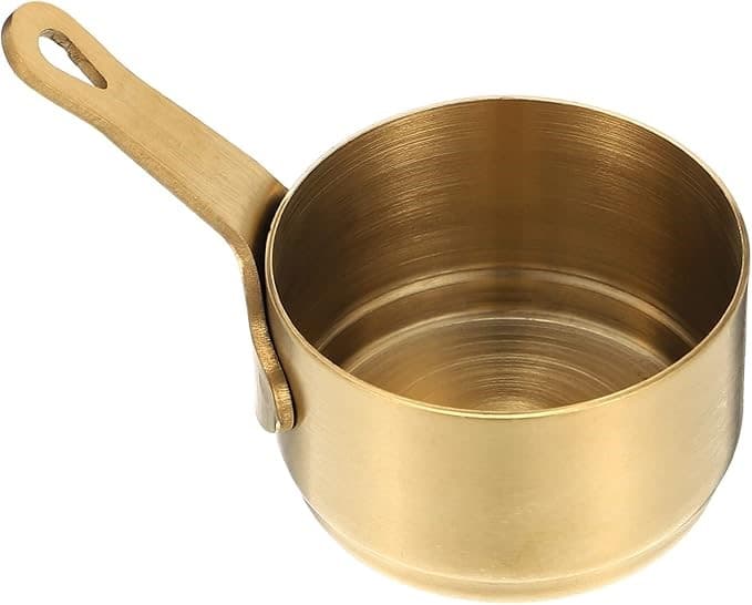 RAMEKIN INOX DORADO CON ASA 7X3.5 CM