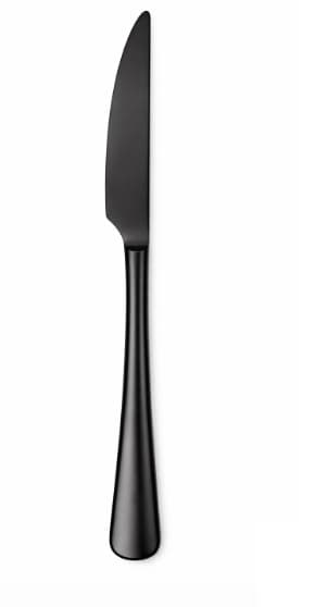 CUCHILLO MESA NEGRO MATE