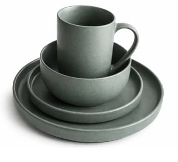 BOWL DE CERÁMICA VERDE OLIVO 6" / 15 CM COD: DJY-4