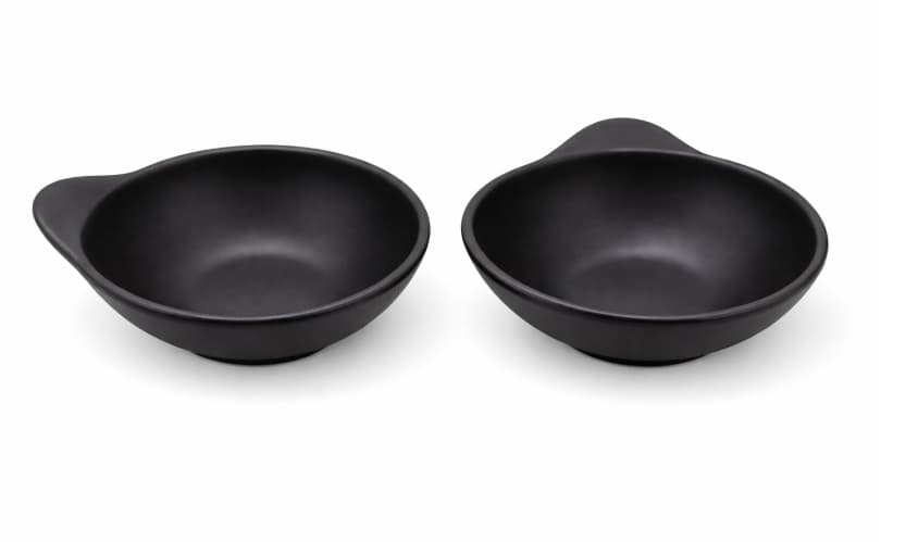 BOWL DE MELAMINA NEGRO 12.2x11.1x5.3CM/4.5