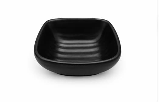 RAMEKIN DE MELAMINA NEGRO CUADRADO 6.8X6.8X3.7CM