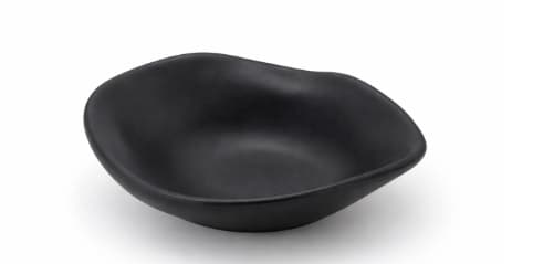 BOWL DE MELAMINA NEGRO 15.3x12.7x5CM/6