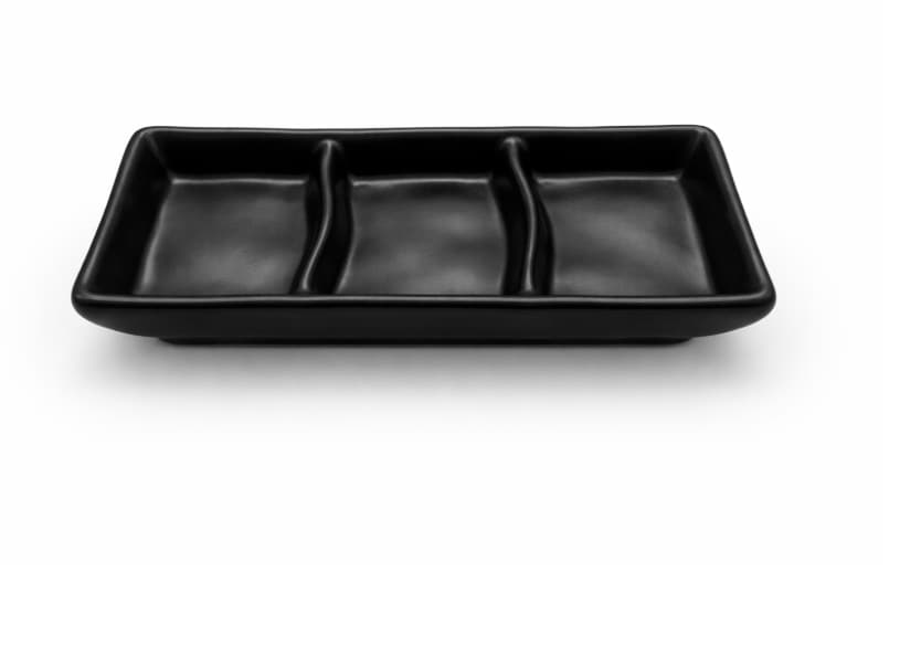 RAMEKIN DE MELAMINA NEGRO TRIPLE 17.8X6.7X3CM