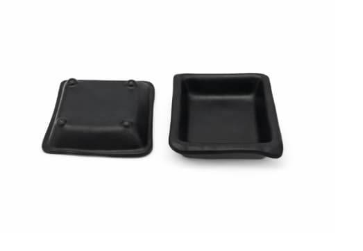 RAMEKIN DE MELAMINA NEGRO CUADRADO  9.5X9X2.7CM
