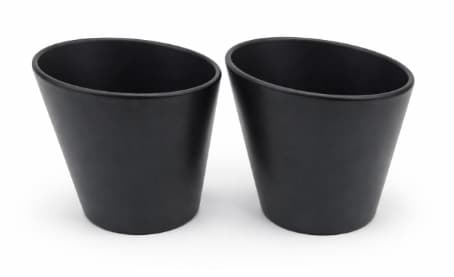 BOWL DE MELAMINA NEGRO 12X12X10.7CM