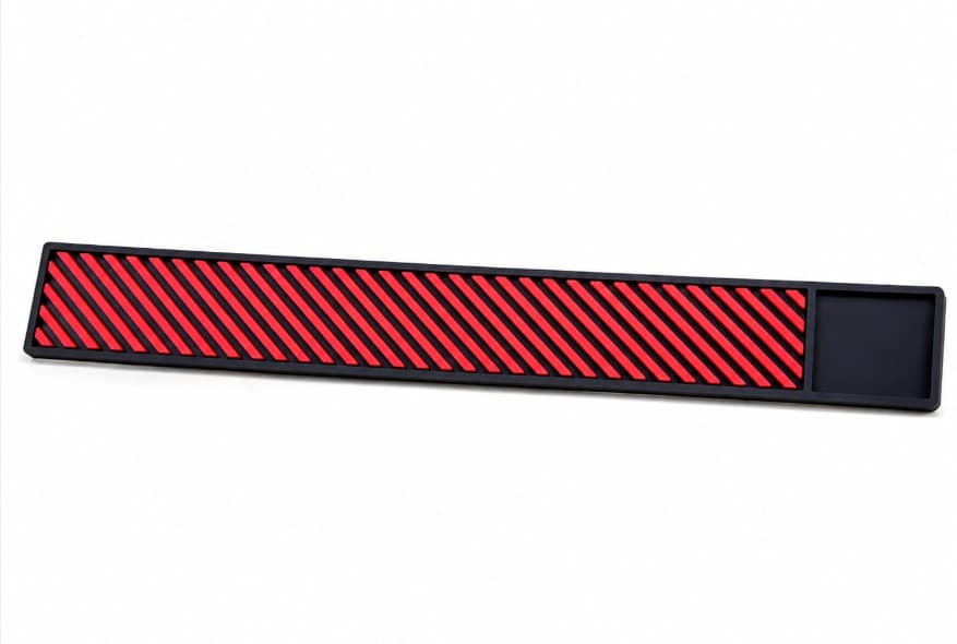 TAPETE DE BAR ROJO 60*8 CM