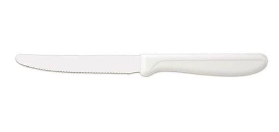 CUCHILLO DE SIERRA BLANCO 19 CM SET 12 PIEZAS