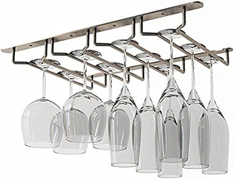Rack para vasos y copas 4 hileras cod:kc-r4