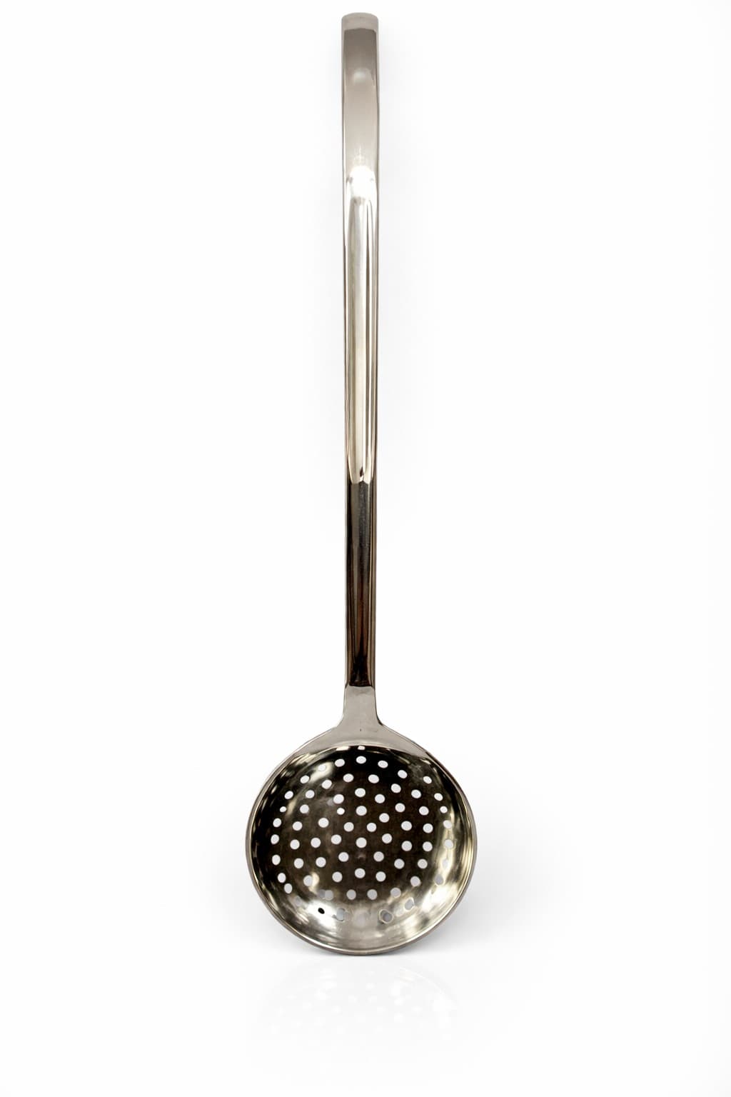 CUCHARON COLADOR INOX CON GANCHO 48 CM / 19"