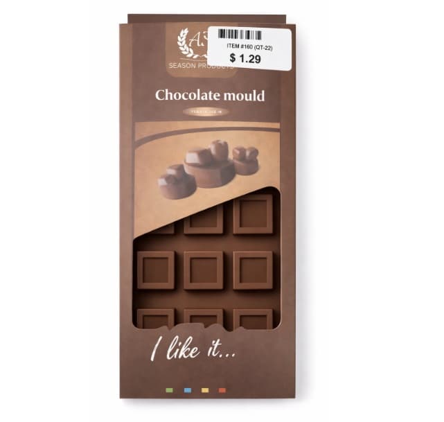 MOLDE CHOCOLATE CUBOS