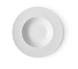 PLATO DE CERÁMICA PARA PASTA BLANCO 11"
