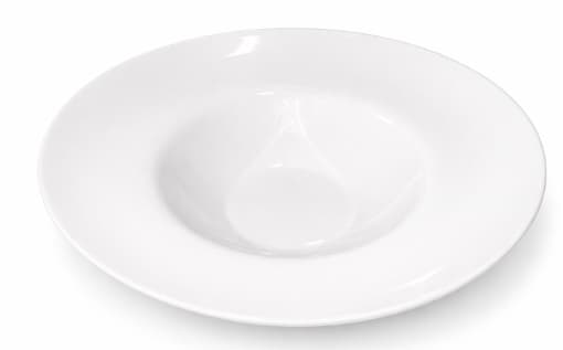 PLATO DE CERAMICA PARA PASTA BLANCO  #11