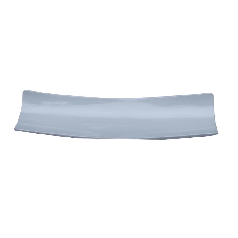 BANDEJA DE CERÁMICA RECTANGULAR BLANCA 12X8"