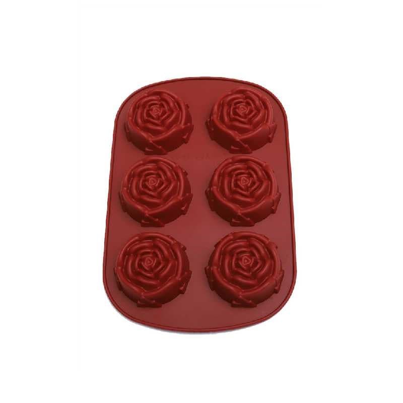 MOLDE DE SILICONA ROSAS #6 26x17.5CM