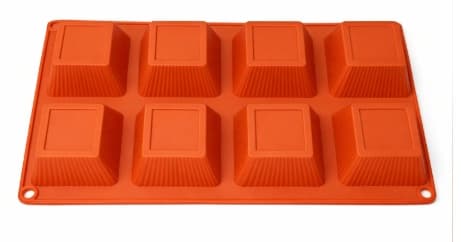 MOLDE DE SILICONA CUBOS #8 29x16CM