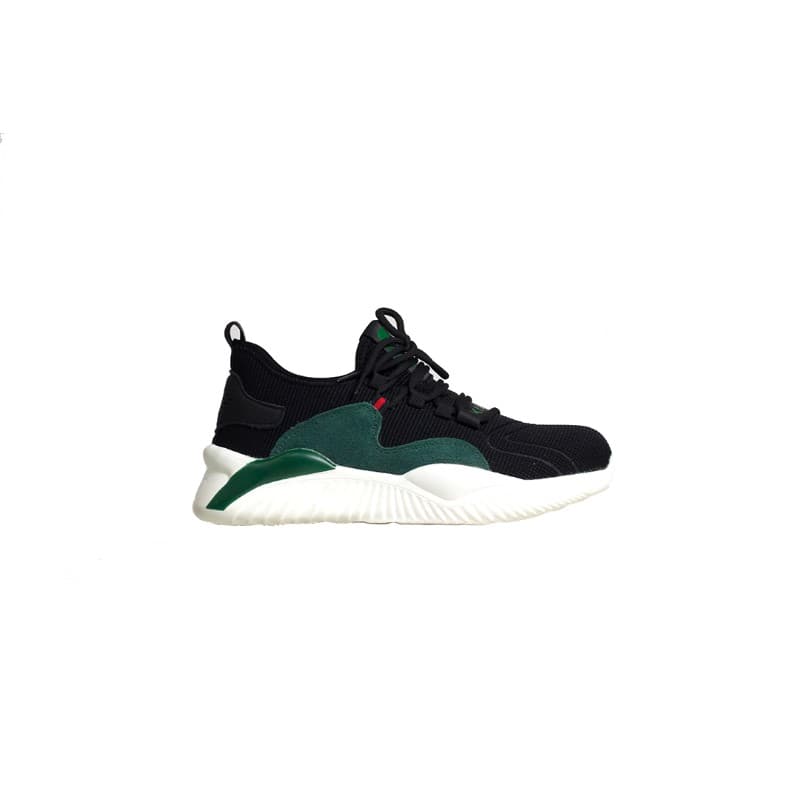 ZAPATO SEGURIDAD VERDE/NEGRO BASE BLANCA T: 37