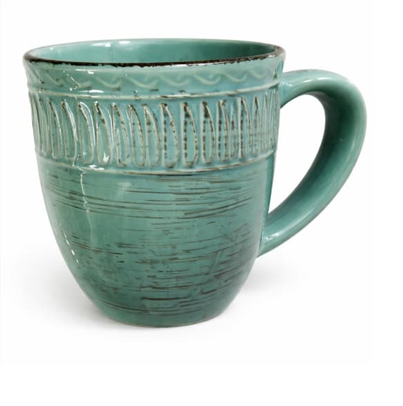 TAZA DE CERÁMICA AZUL