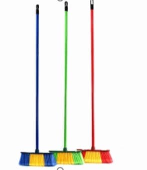 ESCOBA CABEZAL 26 CM MANGO METALICO 129 CM