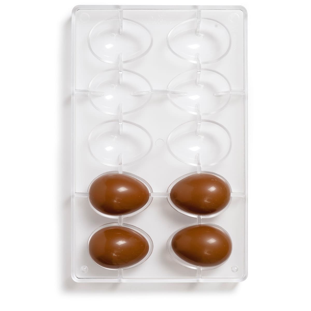 MOLDE DE POLICARBONATO PARA CHOCOLATES EN FORMA DE HUEVOS