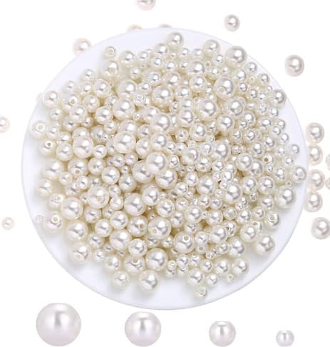 PERLAS PARA DECORAR BLANCA DE 7MM 1KG