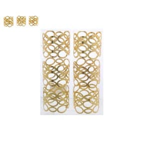 ANILLOS PARA SERVILLETAS DORADO SET 6 PZAS