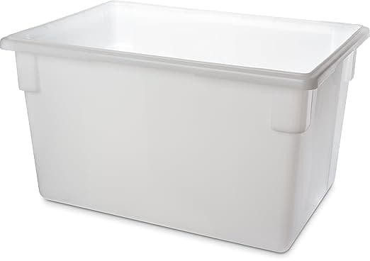 CAJA PLÁSTICA COLOR BLANCO 66X45.7X38.1 CM 81 LITROS