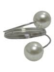 ANILLOS PARA SERVILLETAS PLATEADO SET 6 PZAS
