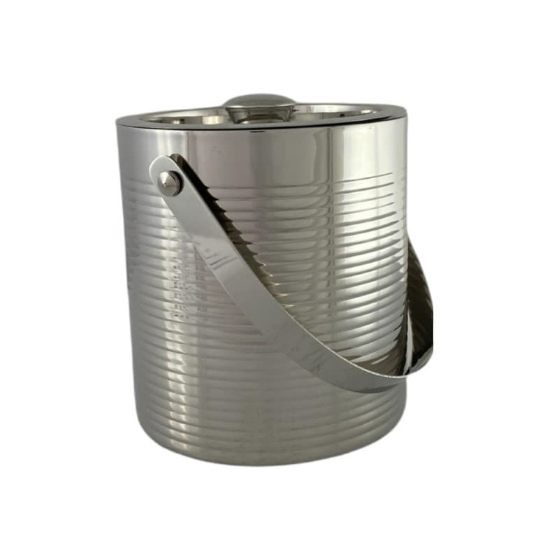 HIELERA INOX C/TAPA 16X17X17CM
