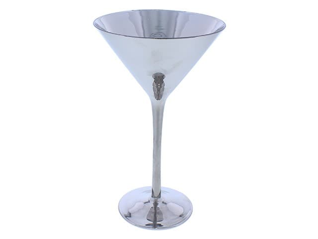 COPA DE MARTINI PLATEADA 250 ml / 8.5 oz