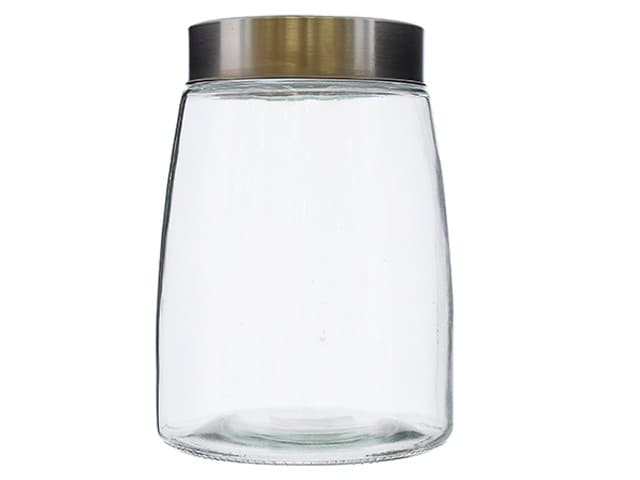 FRASCO DE VIDRIO CON TAPA REDONDO 1200ml / 40.60oz