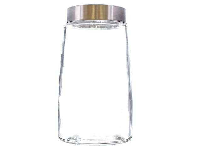 FRASCO DE VIDRIO REDONDO CON TAPA DE ACERO 1500ml / 50.72oz