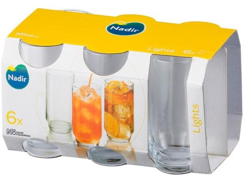 VASO BRISTOL 410 ml / 14 oz SET 6 PZAS NADIR